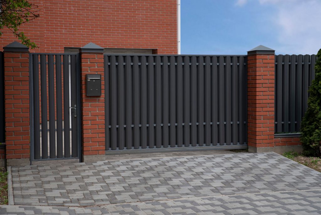 Metal Automatic Sliding Driveway Security Gate in London