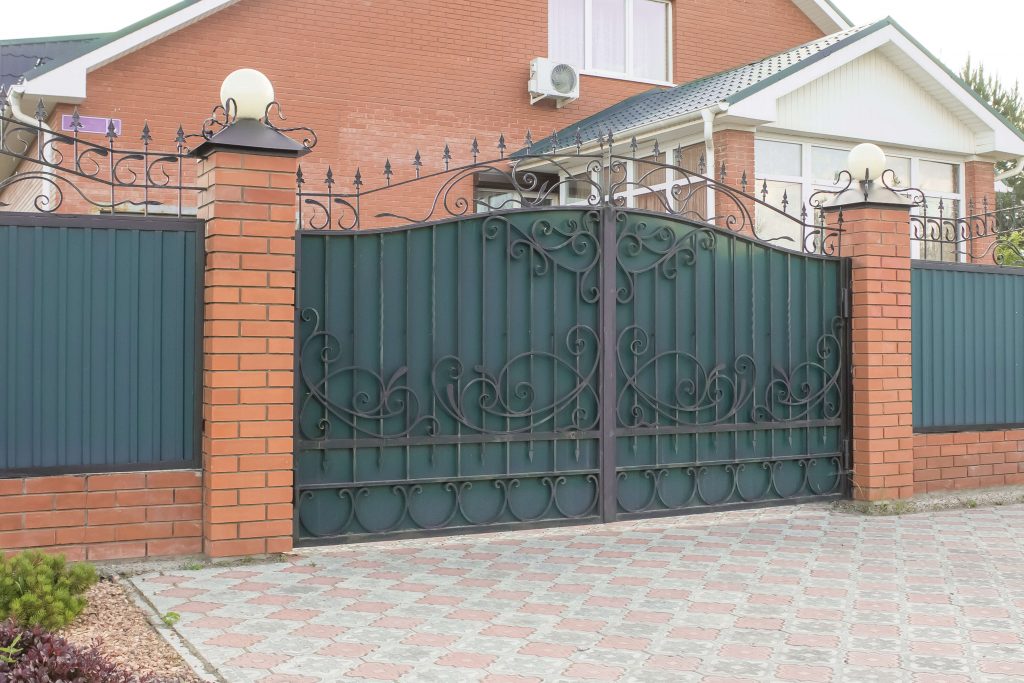 Metal Swing Driveway Electric Gate